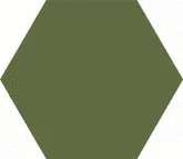 Winckelmans Метлахская плитка Hex.10 Dark Green Vef 10x11.5