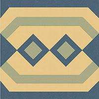 Winckelmans Метлахская плитка Enc 21f Cognac (D.Blue, L.Blue) 10x10