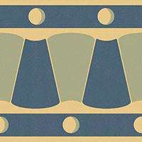 Winckelmans Метлахская плитка Enc 24f Cognac (D.Blue, L.Blue) 10x10