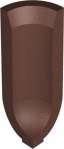 Winckelmans Метлахская плитка Coved Skirting Angle Int. Brown Bru 3.2x11
