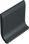Winckelmans Метлахская плитка Coved Skirting Pag Pag10 Black Noi 10x10