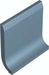 Winckelmans Метлахская плитка Coved Skirting Pag Pag10 Blue Beu 10x10