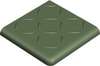 Antislip Double Round Edge 2Br Relief Green Veu 10x10 (100x100)