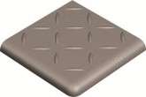 Winckelmans Метлахская плитка Antislip Double Round Edge 2Br Relief Parme Par 10x10