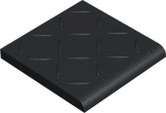 Winckelmans Метлахская плитка Antislip Round Edge Br10 Rel Black Noi 10x10