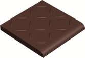 Winckelmans Метлахская плитка Antislip Round Edge Br10 Rel Brown Bru 10x10