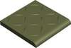 Antislip Round Edge Br10 Rel Green Australian Vea 10x10 (100x100)