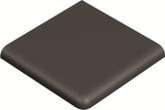 Winckelmans Метлахская плитка Skirting 2 Round Edge 2Br10 Charcoal Ant 10x10