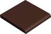 Skirting 1 Round Edge Br10 Brown Bru 10x10 (100x100)