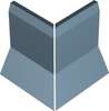 Sit-On Skirting Angle External Par Blue Beu (Компл.) 10x10 (100x100)