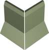 Sit-On Skirting Angle External Par Pale Green Vep(Компл.) 10x10 (100x100)