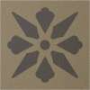 Winckelmans Метлахская плитка Fleur 12 (Linen, Charcoal) 5x5