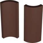 Winckelmans Метлахская плитка Swimming Pool Angle Internal Brown Bru 3.2x10