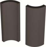 Winckelmans Метлахская плитка Swimming Pool Angle Internal Charcoal Ant 3.2x10