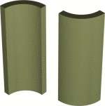 Winckelmans Метлахская плитка Swimming Pool Angle Internal Green Australian Vea 3.2x10