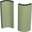 Swimming Pool Angle Internal Pale Green Vep 3.2x10 (32x100)