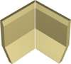 Sit-On Skirting Angle Internal Par Cognac Cog (Компл.) 10x10 (100x100)
