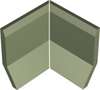 Sit-On Skirting Angle Internal Par Pale Green Vep (Компл.) 10x10 (100x100)