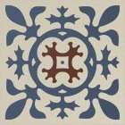 Winckelmans Метлахская плитка LIS 01 (Black, Pale Blue) 7x7