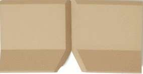 Winckelmans Метлахская плитка Sit-On Skirting Angle Internal Linen Lin (Компл.) 10x10