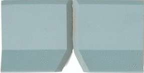 Winckelmans Метлахская плитка Sit-On Skirting Angle Internal Pale Blue Bep (Компл.) 10x10
