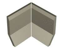 Winckelmans Метлахская плитка Sit-On Skirting Angle Internal Pale Grey Grp (Компл.) 10x10