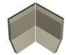 Sit-On Skirting Angle Internal Pale Grey Grp (Компл.) 10x10 (100x100)