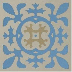 Winckelmans Метлахская плитка Enc02 Lis 12 (Per Beu Lin) 10x10