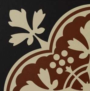 Winckelmans Метлахская плитка Decor Deauville 02 (Rou, Ont, Noi) 15x15