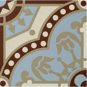 Winckelmans Метлахская плитка Decor Vieux Lille 06 (Bep, Rou, Lin. Bau) 15x15