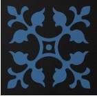 Winckelmans Метлахская плитка Enc12 Orly 02 (Noi, Ben) 7x7