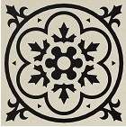 Winckelmans Метлахская плитка Enc09 Jour 05 (Bau, Noi) 7x7