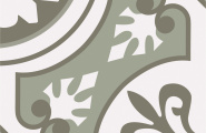 Smile Tile Эклектика Пальмира зеленый 20x20 фото-2