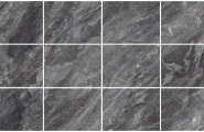 Duna Scion Образец 20х30 см керамогранита Duna - Scion Nero relief lapp. - 1200x600 мм фото-2